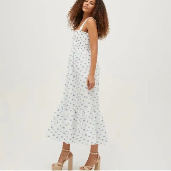 maxi dress with slit floral Floral Flutter Sleeve Slit Detail Maxi Dress